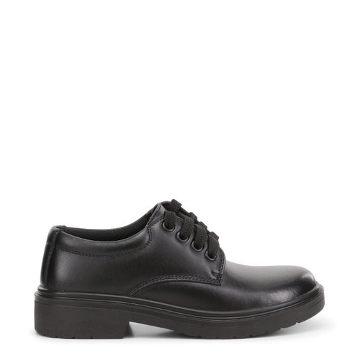 Cambridge Junior School Shoes in Black | Hannahs