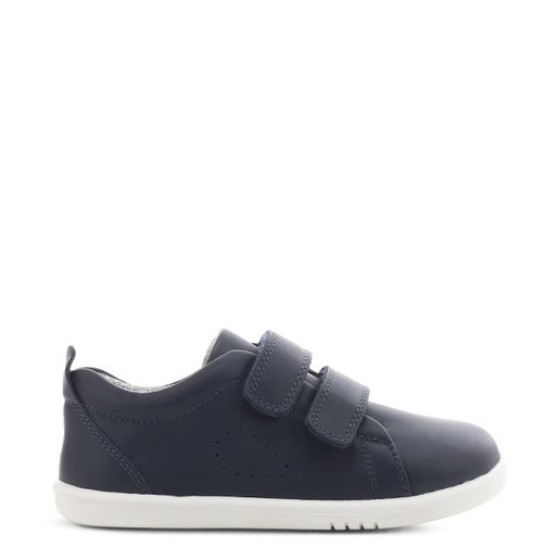 Grass Court Leather Toddler Shoes in Navy | Hannahs