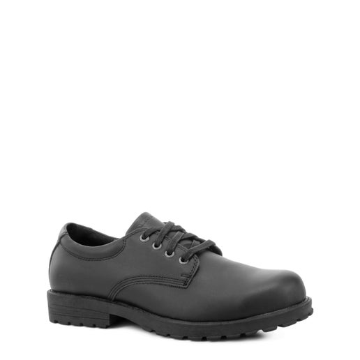 Grommetz Junior School Shoes in Black | Hannahs