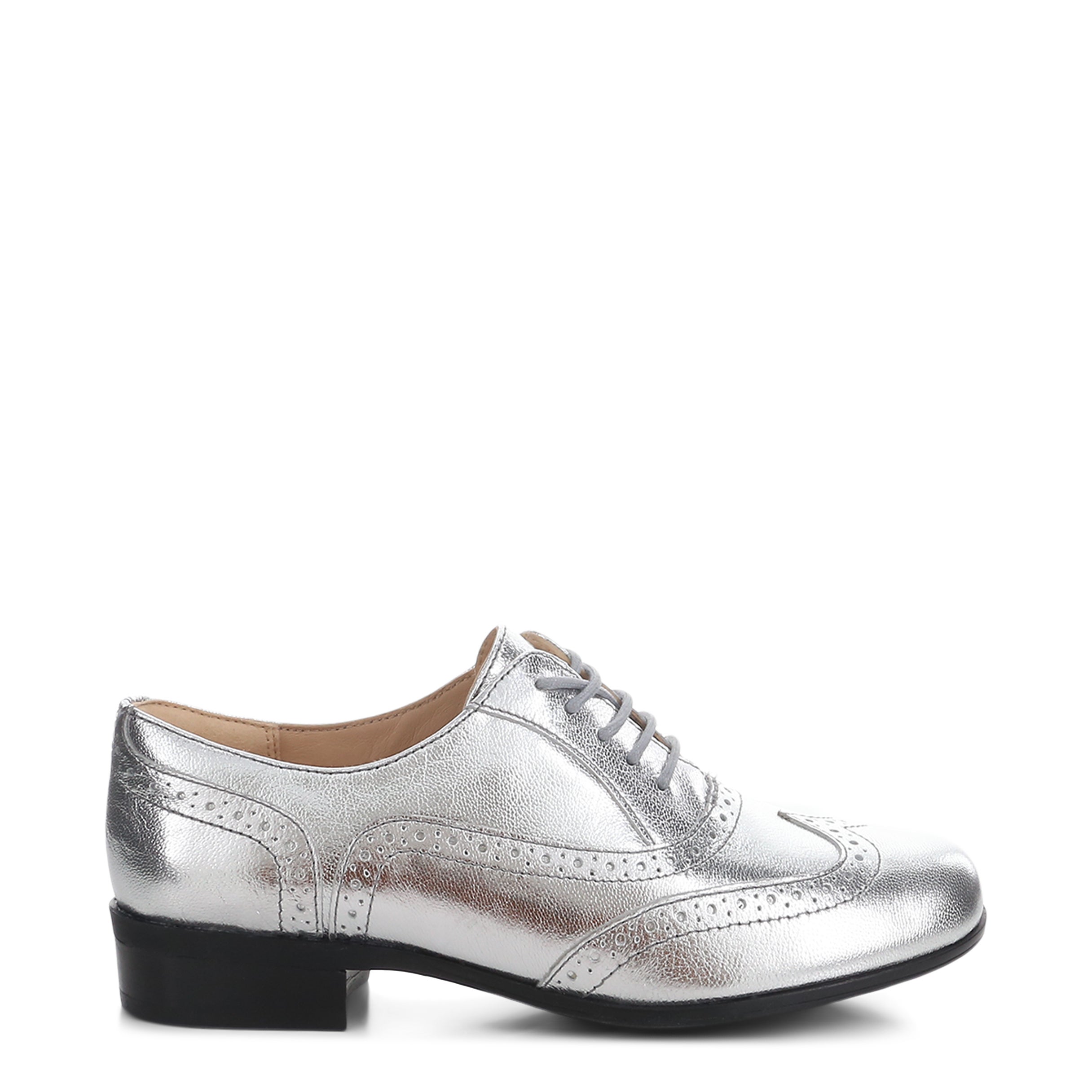US Women Grey Combi Leather M CLARKS Hamble Oak Womens Shoes 8 B 