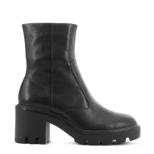 Marta Leather Boots in Black | Hannahs