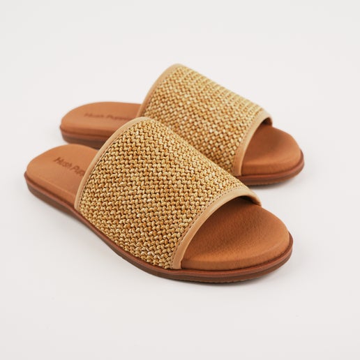 Paradise Weave Sandals in Light Tan | Hannahs